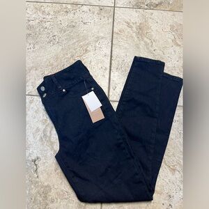 JustFab Dark Wash Booty Lifter Skinny Jeans